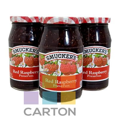 SMUCKERS RED RASBERRY JAM -3*510GM